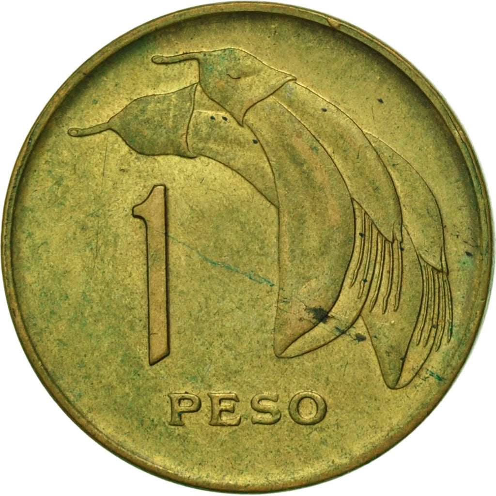 Coin, Uruguay, Peso, 1969, Santiago, EF(40-45), Aluminum-Brass, KM:52