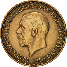 Great Britain, George V, 1/2 Penny, 1933, EF(40-45), Bronze, KM:837