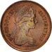 Coin, Great Britain, Elizabeth II, 1/2 New Penny, 1973, EF(40-45), Bronze
