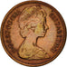 Coin, Great Britain, Elizabeth II, 1/2 Penny, 1982, EF(40-45), Bronze, KM:926