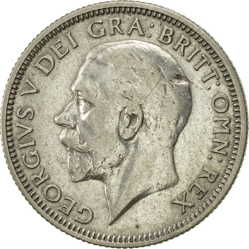 Coin, Great Britain, George V, Shilling, 1929, EF(40-45), Silver, KM:833