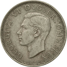 Coin, Great Britain, George VI, Shilling, 1946, EF(40-45), Silver, KM:854
