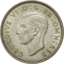 Great Britain, George VI, Shilling, 1939, AU(55-58), Silver, KM:854