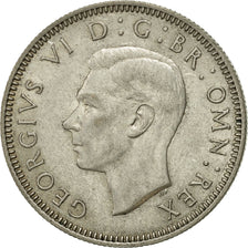 Great Britain, George VI, Shilling, 1939, AU(55-58), Silver, KM:853
