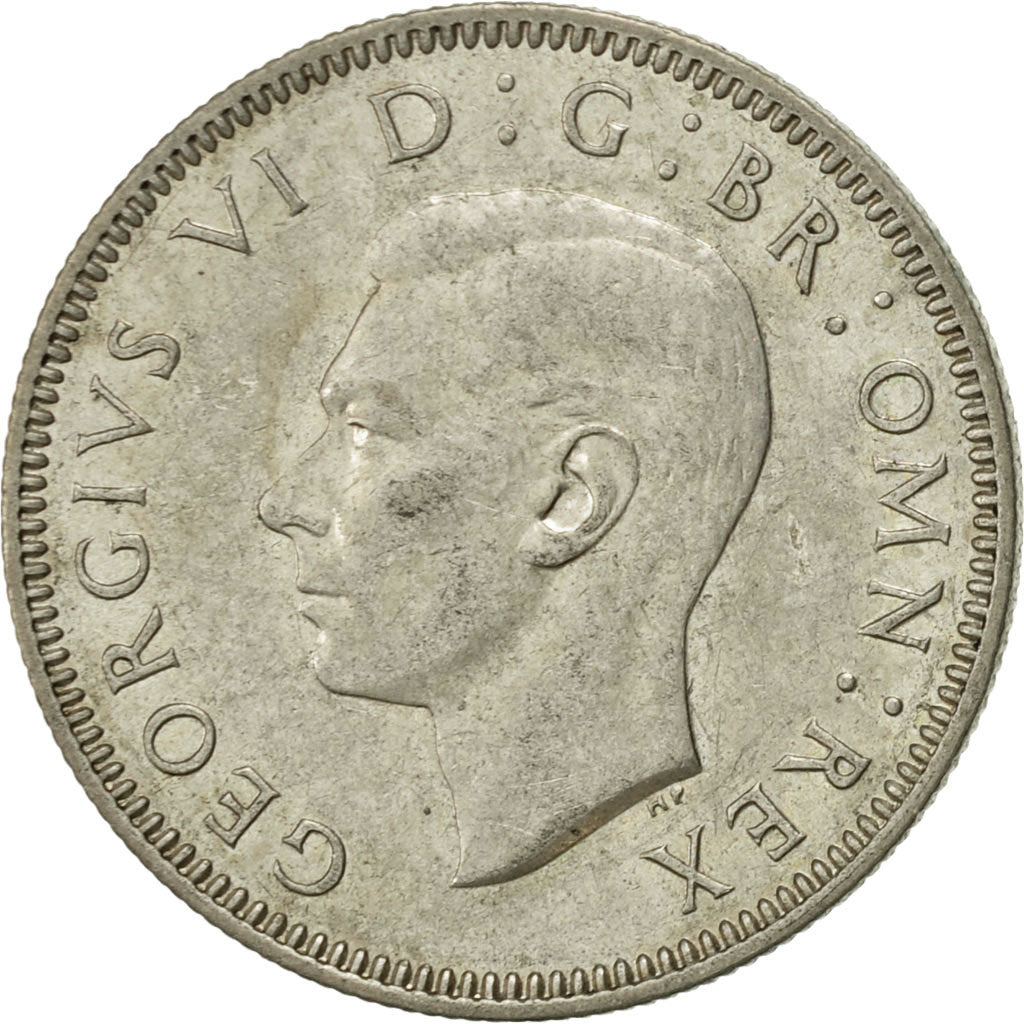 Coin, Great Britain, George VI, Shilling, 1943, AU(55-58), Silver, KM:854