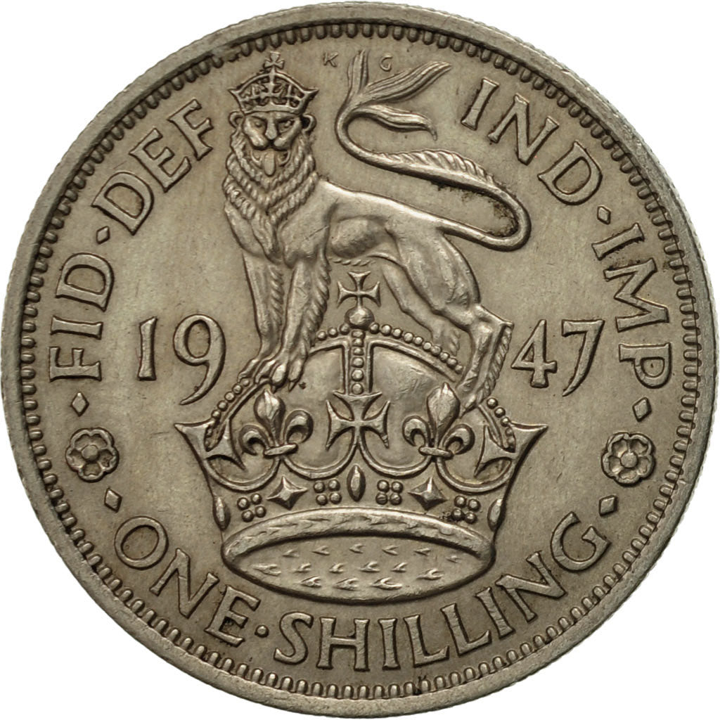 Monnaie, Grande-Bretagne, George VI, Shilling, 1947, SUP, Copper-nickel, KM:863