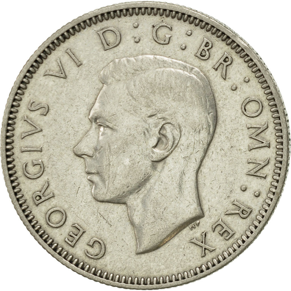 Great Britain, George VI, Shilling, 1941, AU(55-58), Silver, KM:854