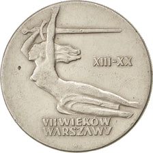 Moneda, Polonia, 10 Zlotych, 1965, Warsaw, MBC, Cobre - níquel, KM:54