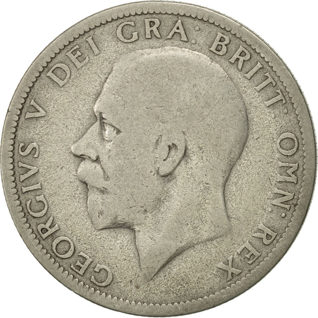 Coin, Great Britain, George V, Florin, Two Shillings, 1929, VF(20-25), Silver