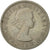 Münze, Großbritannien, Elizabeth II, 1/2 Crown, 1957, SS, Copper-nickel