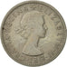 Moneda, Gran Bretaña, Elizabeth II, 1/2 Crown, 1957, MBC, Cobre - níquel