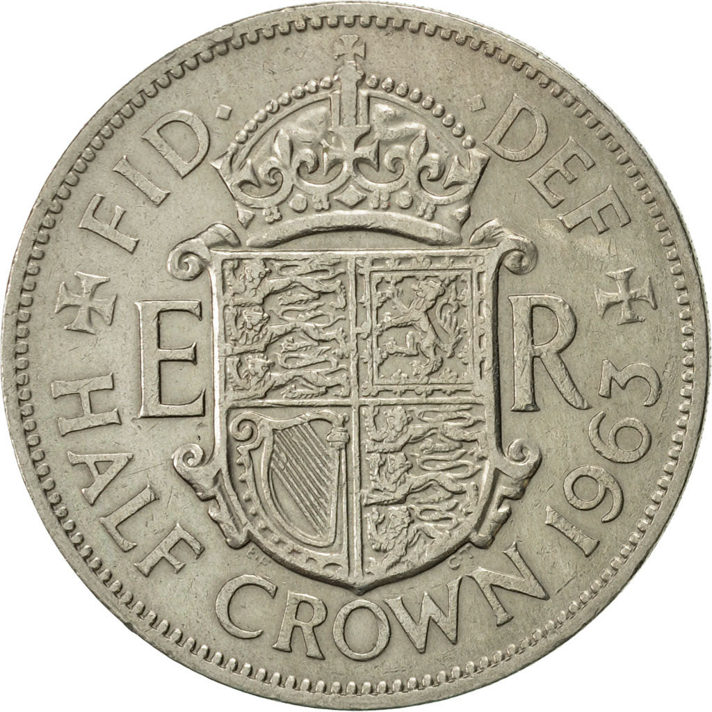Moneta, Gran Bretagna, Elizabeth II, 1/2 Crown, 1963, SPL-, Rame-nichel, KM:907
