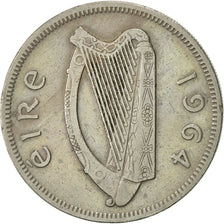 Moneta, REPUBLIKA IRLANDII, Florin, 1964, AU(55-58), Miedź-Nikiel, KM:15a