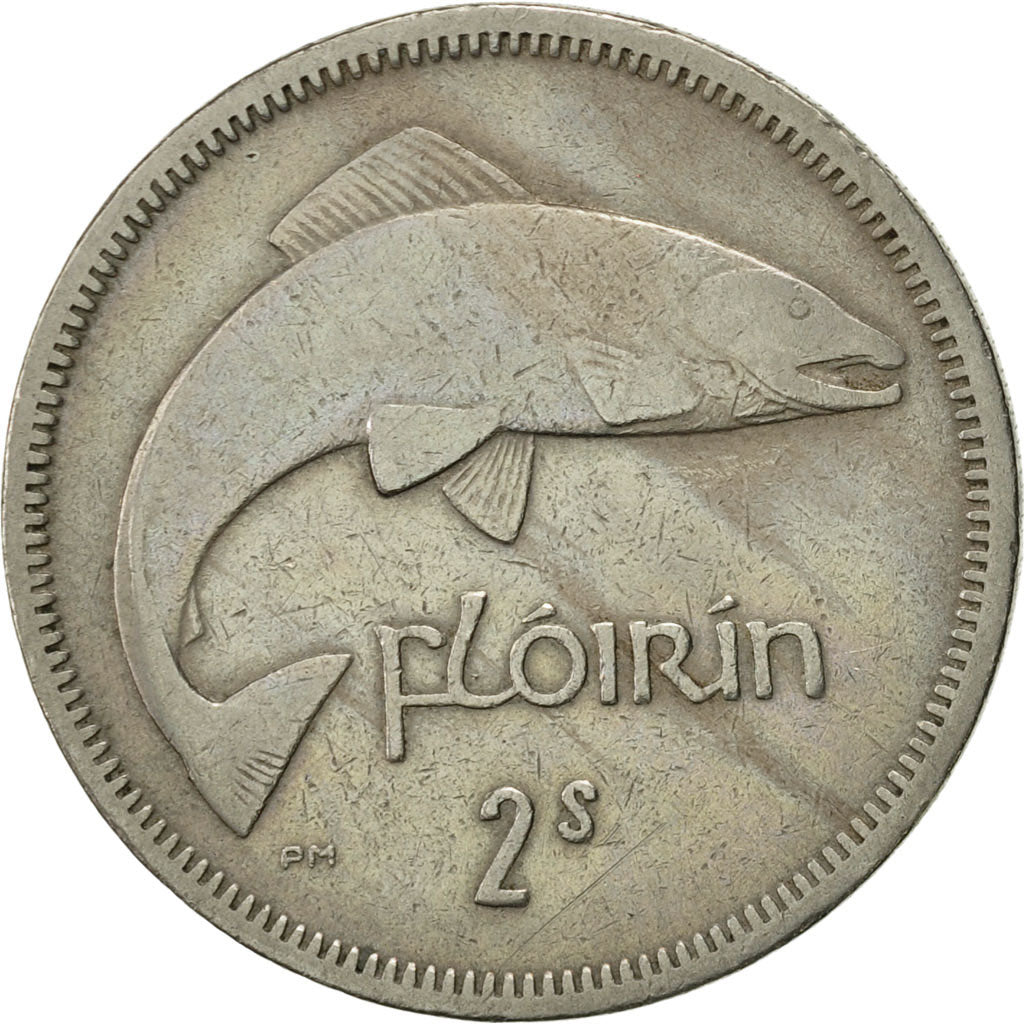 Coin, IRELAND REPUBLIC, Florin, 1964, AU(55-58), Copper-nickel, KM:15a