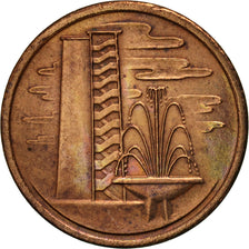 Moneda, Singapur, Cent, 1975, Singapore Mint, EBC, Bronce, KM:1