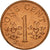 Moneta, Singapur, Cent, 1992, Singapore Mint, AU(55-58), Miedź platerowana
