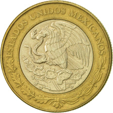 Coin, Mexico, 10 Pesos, 2002, Mexico City, AU(55-58), Bi-Metallic, KM:616