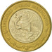 Coin, Mexico, 10 Pesos, 2002, Mexico City, AU(55-58), Bi-Metallic, KM:616