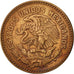 Mexico, 50 Centavos, 1959, Mexico City, EF(40-45), Bronze, KM:450
