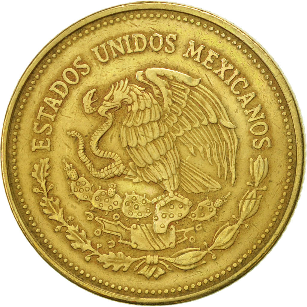 Moneda, México, 1000 Pesos, 1990, Mexico City, MBC, Aluminio - bronce, KM:536