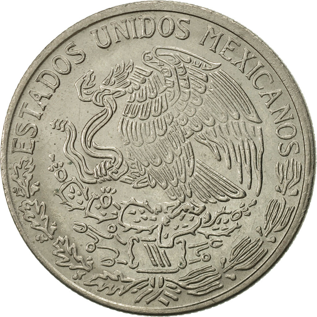 Mexico, Peso, 1983, Mexico City, AU(55-58), Copper-nickel, KM:460