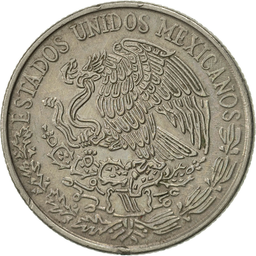Coin, Mexico, 50 Centavos, 1971, Mexico City, AU(55-58), Copper-nickel, KM:452
