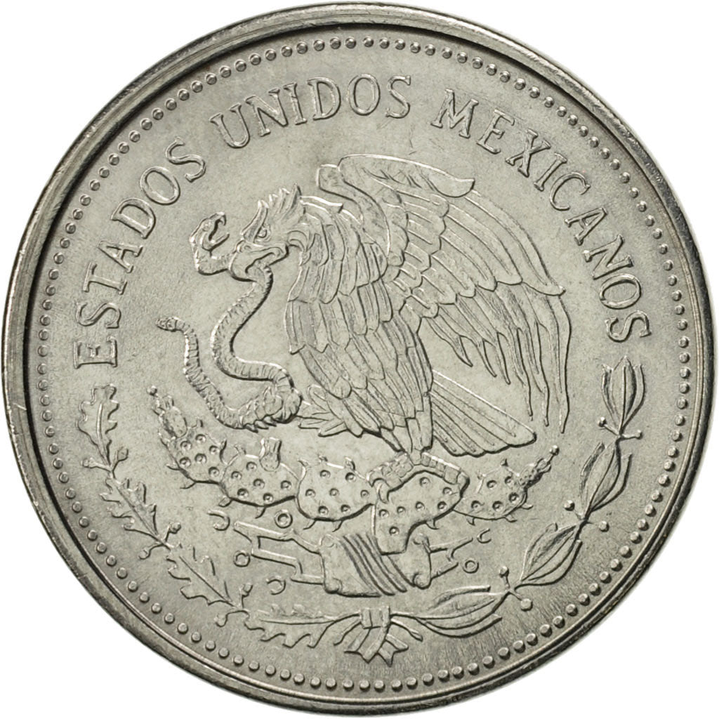 Moneda, México, Peso, 1986, Mexico City, EBC, Acero inoxidable, KM:496