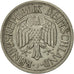 Coin, GERMANY - FEDERAL REPUBLIC, Mark, 1961, Hambourg, EF(40-45)