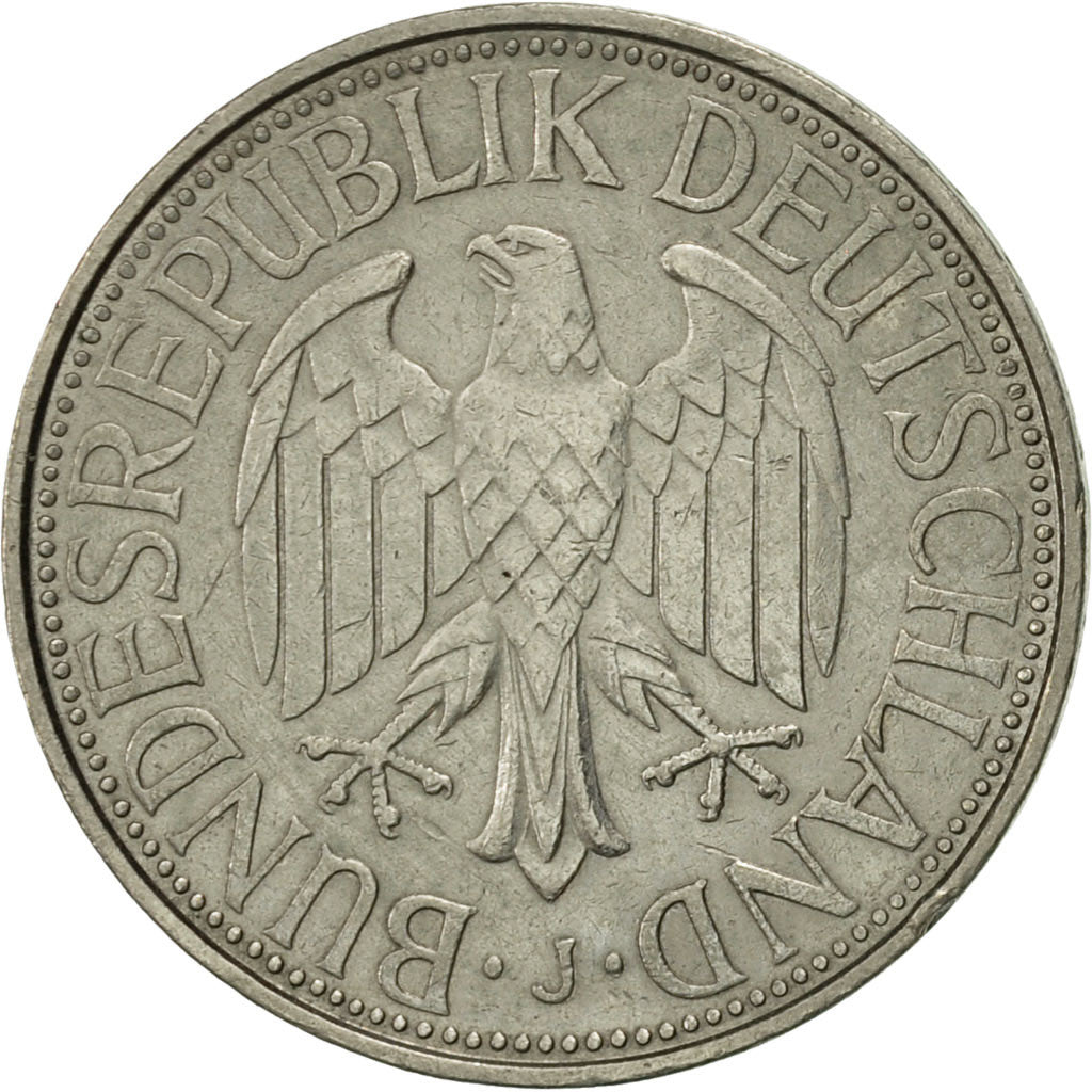 Coin, GERMANY - FEDERAL REPUBLIC, Mark, 1975, Hambourg, EF(40-45)