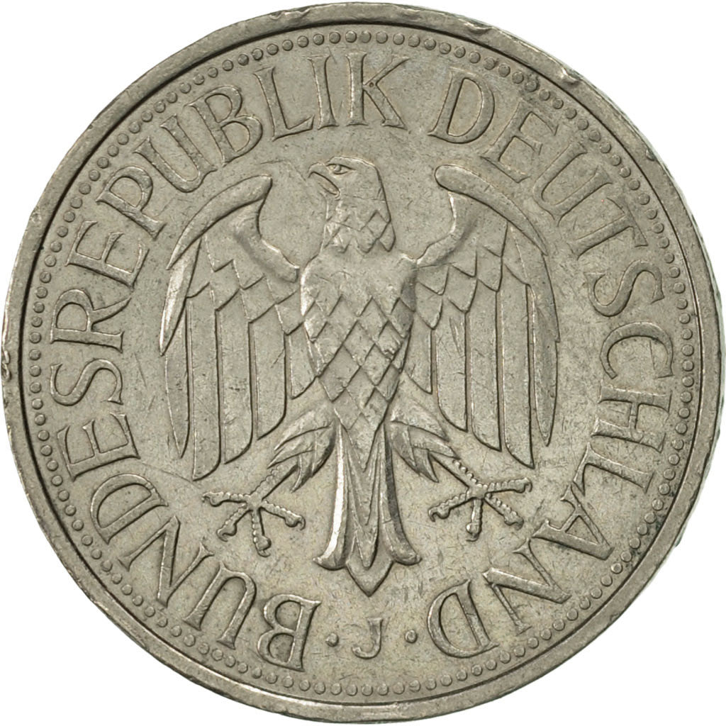 Coin, GERMANY - FEDERAL REPUBLIC, Mark, 1977, Hambourg, EF(40-45)