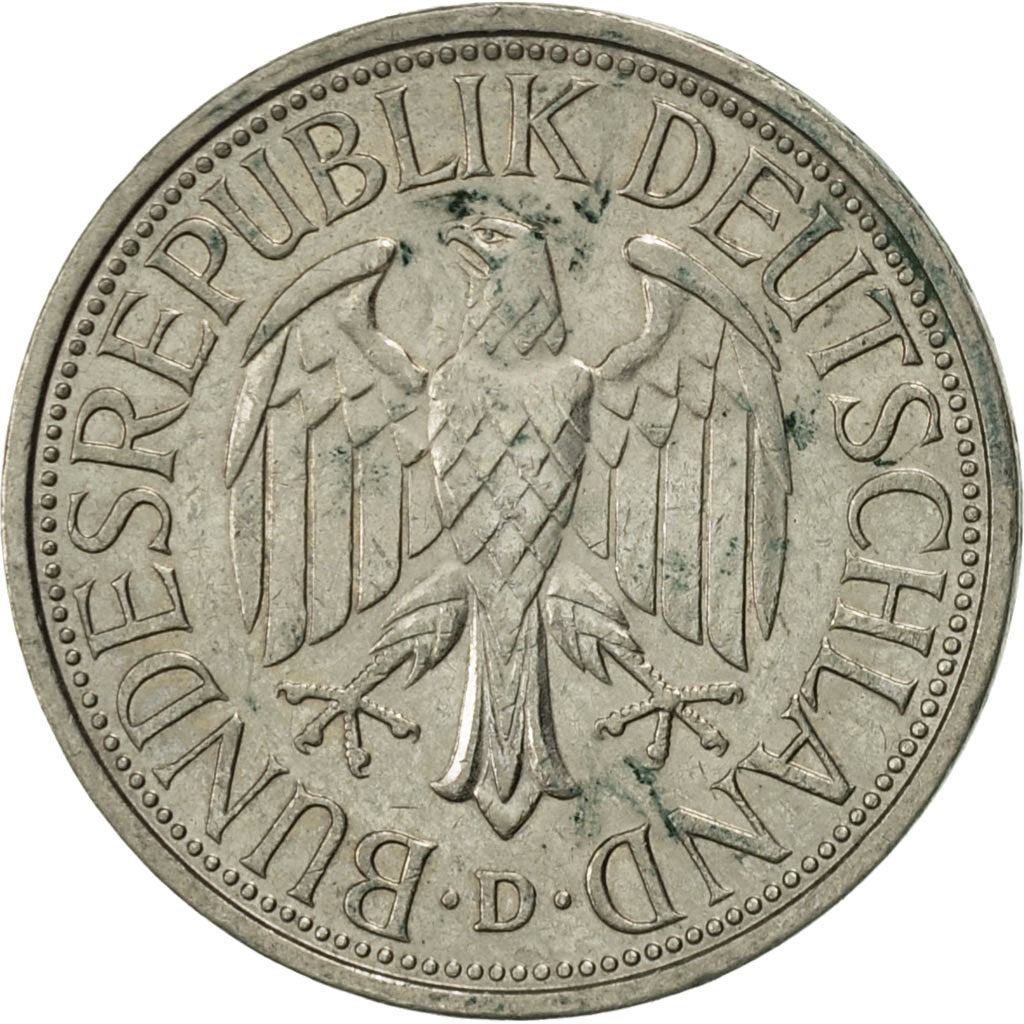 Coin, GERMANY - FEDERAL REPUBLIC, Mark, 1977, Munich, AU(55-58), Copper-nickel