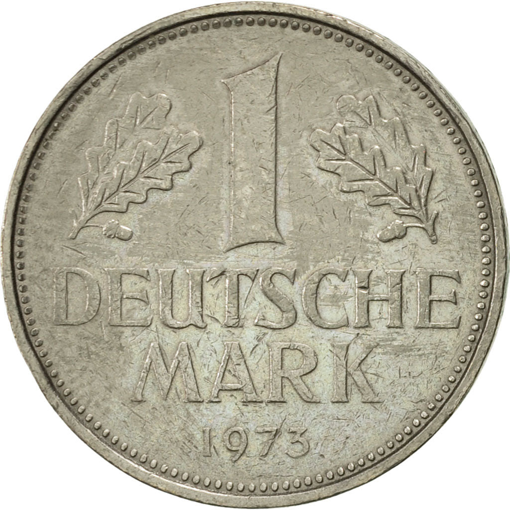 Coin, GERMANY - FEDERAL REPUBLIC, Mark, 1973, Stuttgart, AU(55-58)