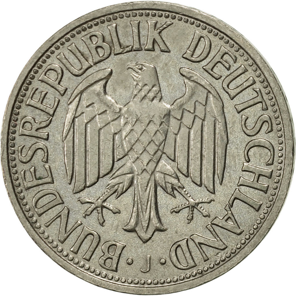 Coin, GERMANY - FEDERAL REPUBLIC, Mark, 1969, Hambourg, AU(55-58)
