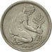 Moneda, ALEMANIA - REPÚBLICA FEDERAL, 50 Pfennig, 1949, Munich, MBC, Cobre -