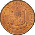 Moneta, Filipiny, Centavo, 1963, MS(63), Bronze, KM:186