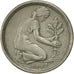 Coin, GERMANY - FEDERAL REPUBLIC, 50 Pfennig, 1949, Hambourg, EF(40-45)