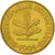 Moneta, Niemcy - RFN, 10 Pfennig, 1991, Stuttgart, EF(40-45), Mosiądz powlekany