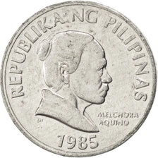 PHILIPPINES, 5 Sentimos, 1985, KM #239, AU(55-58), Aluminum, 17, 1.14