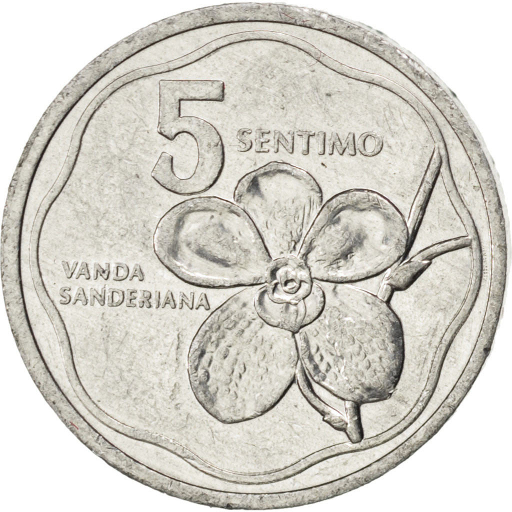 PHILIPPINES, 5 Sentimos, 1985, KM #239, AU(55-58), Aluminum, 17, 1.14