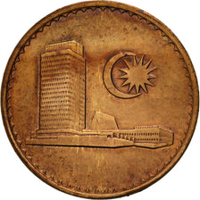Moneta, Malesia, Sen, 1967, Franklin Mint, BB, Bronzo, KM:1
