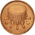 Moneta, Malezja, Sen, 1992, AU(50-53), Brąz powlekany stalą, KM:49