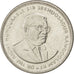 Coin, Mauritius, 1/2 Rupee, 1987, AU(55-58), Nickel plated steel, KM:54