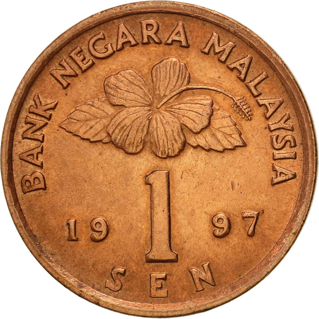 Monnaie, Malaysie, Sen, 1997, TTB+, Bronze Clad Steel, KM:49