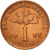 Moneta, Malezja, Sen, 1997, AU(50-53), Brąz powlekany stalą, KM:49