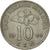 Coin, Malaysia, 10 Sen, 1990, AU(50-53), Copper-nickel, KM:51