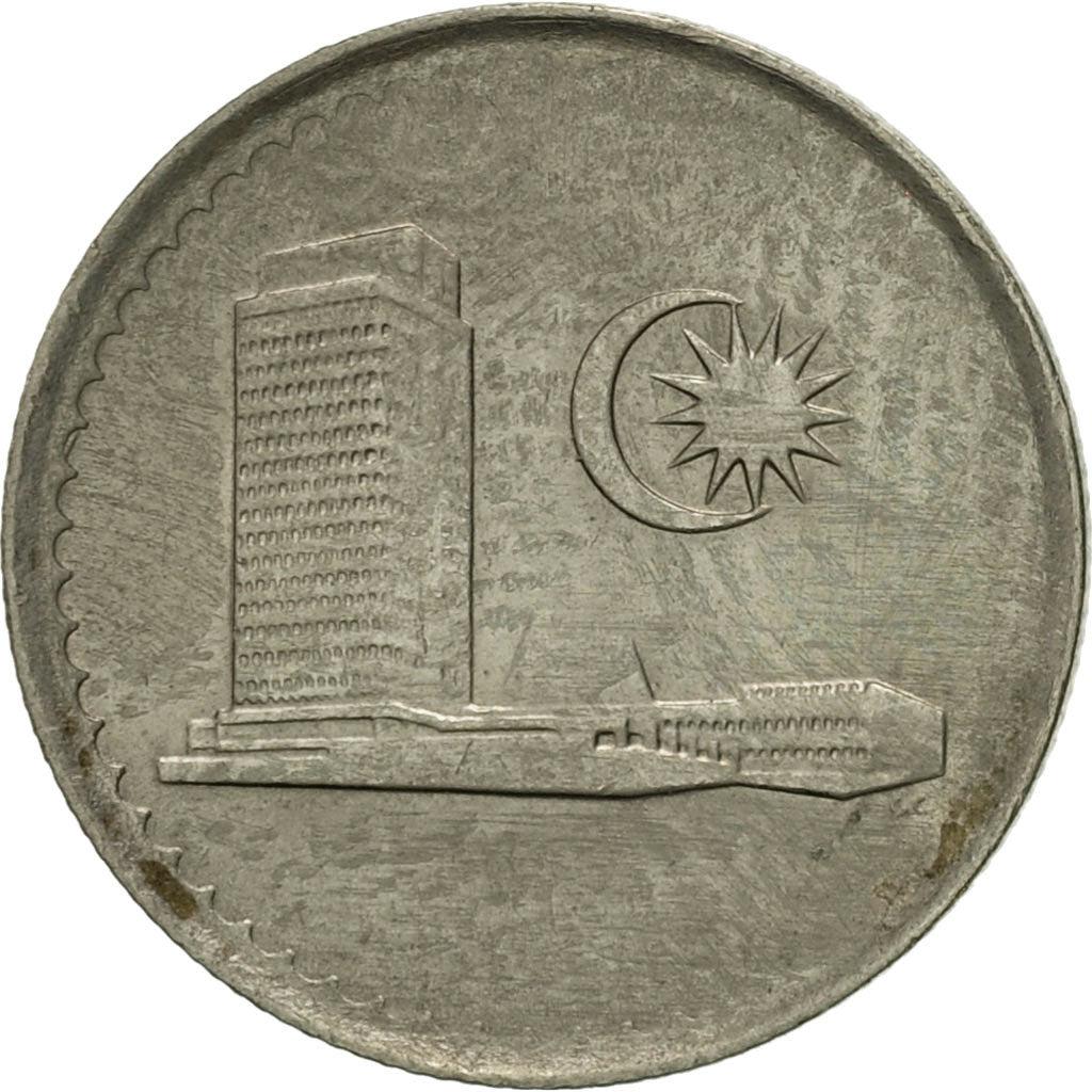 Coin, Malaysia, 5 Sen, 1982, Franklin Mint, AU(55-58), Copper-nickel, KM:2