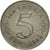 Moneda, Malasia, 5 Sen, 1982, Franklin Mint, EBC, Cobre - níquel, KM:2