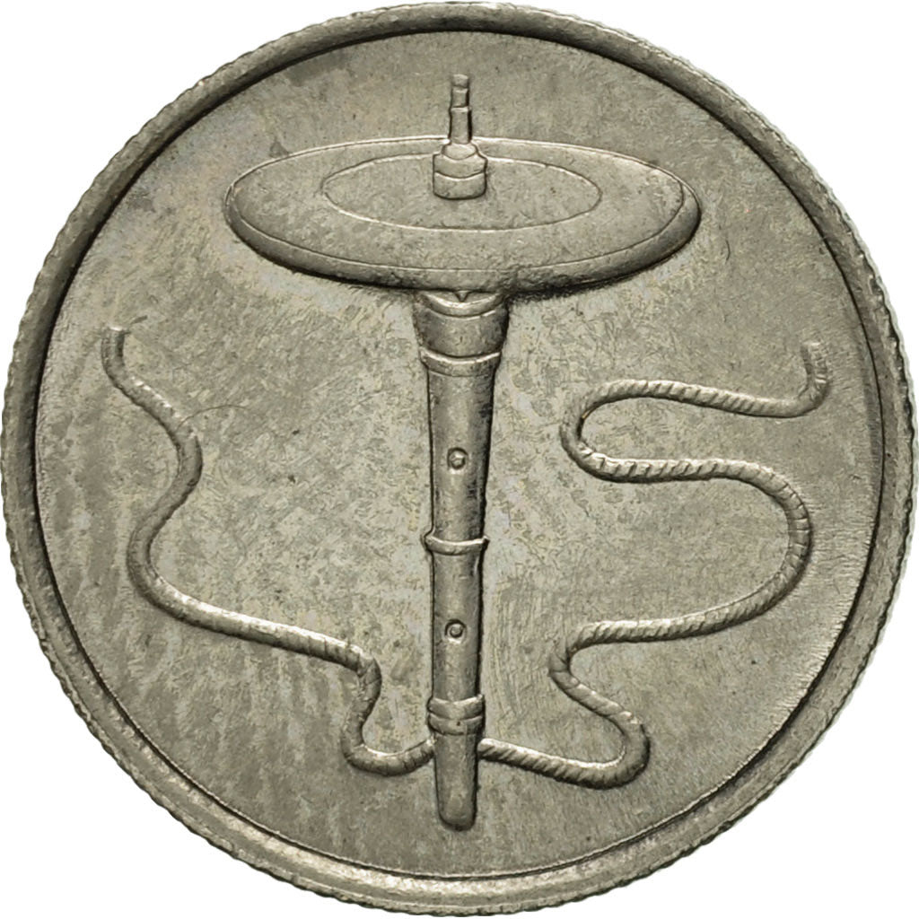 Coin, Malaysia, 5 Sen, 1990, AU(55-58), Copper-nickel, KM:50