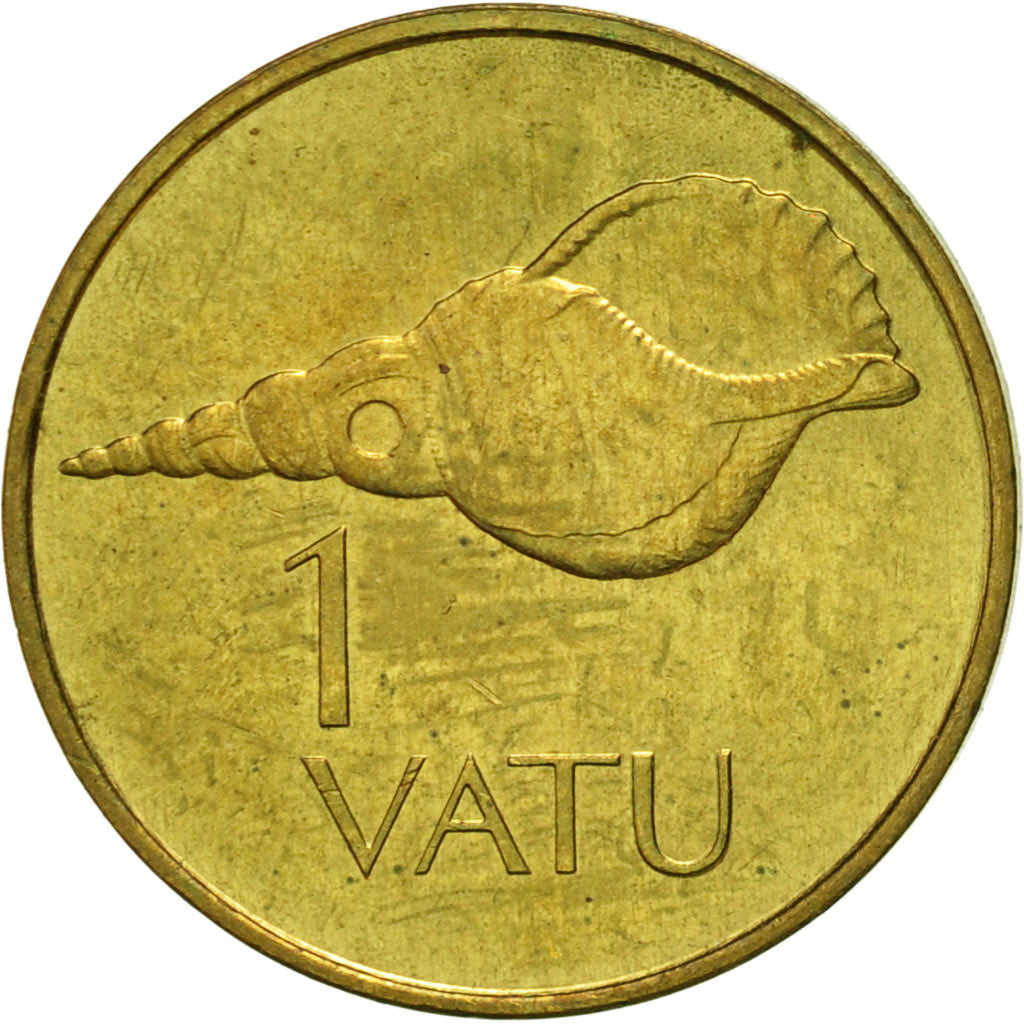Coin, Vanuatu, Vatu, 1990, British Royal Mint, AU(50-53), Nickel-brass, KM:3