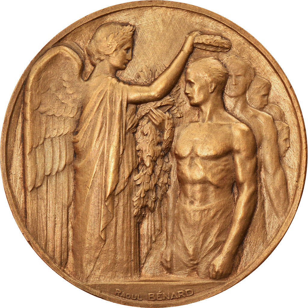 França, Medal, VIIIème Olympiade, Paris, Desportos e Lazer, 1924, Benard